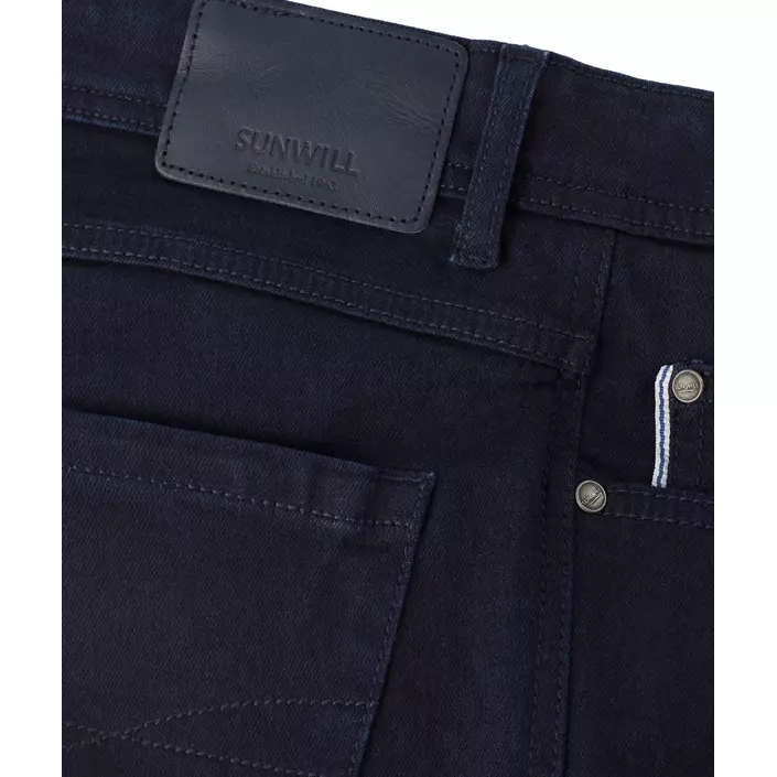 Sunwill Super Stretch Fitted jeans, Dark blue washed, large image number 4