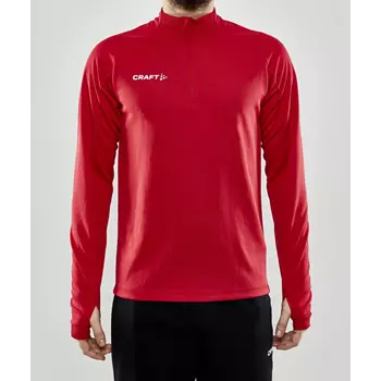 Craft Evolve Halfzip sweatshirt, Rød