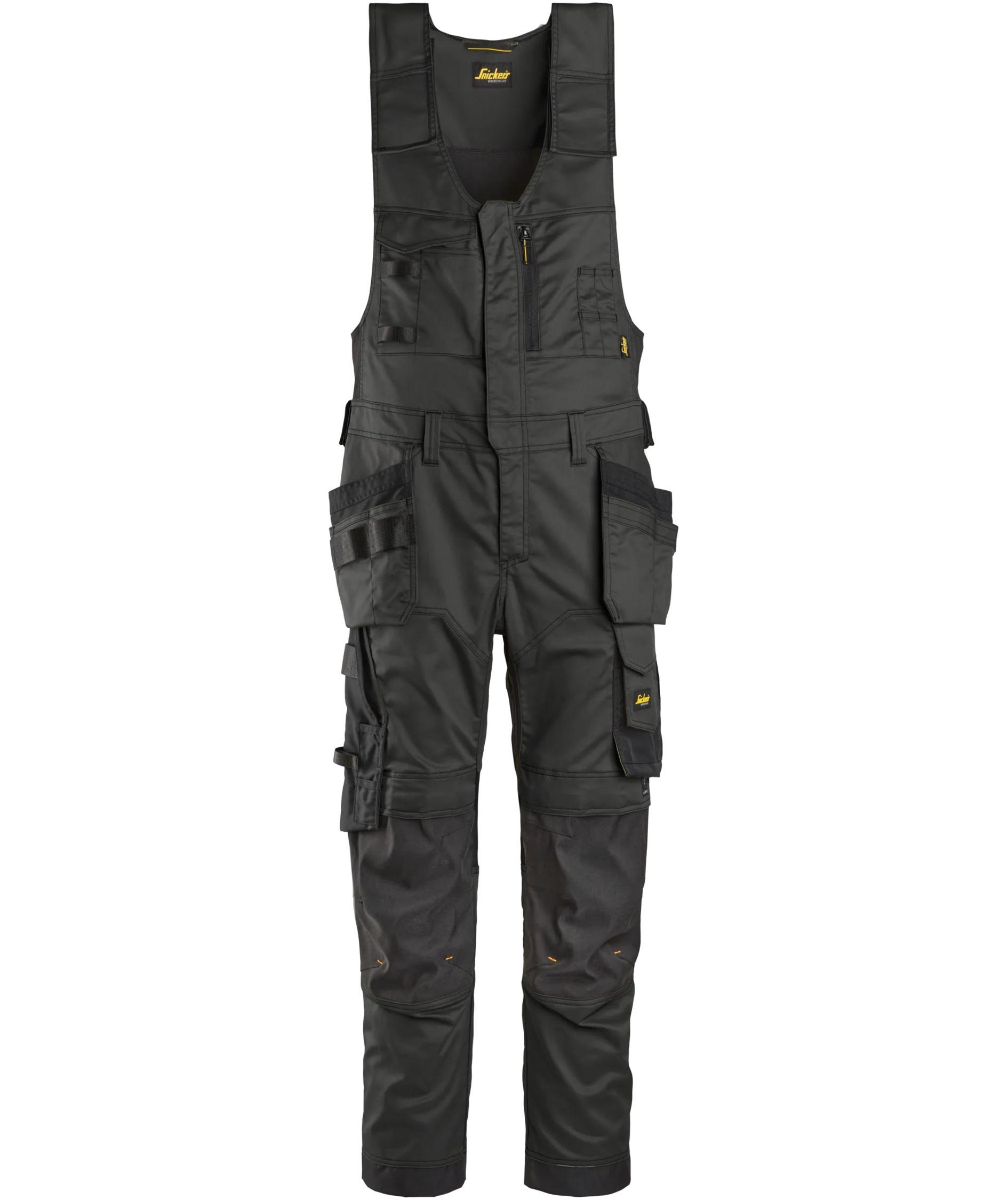 Snickers AllroundWork h&aring;ndv&aelig;rker helbukser 6012, Black/Black, Black/Black, swatch