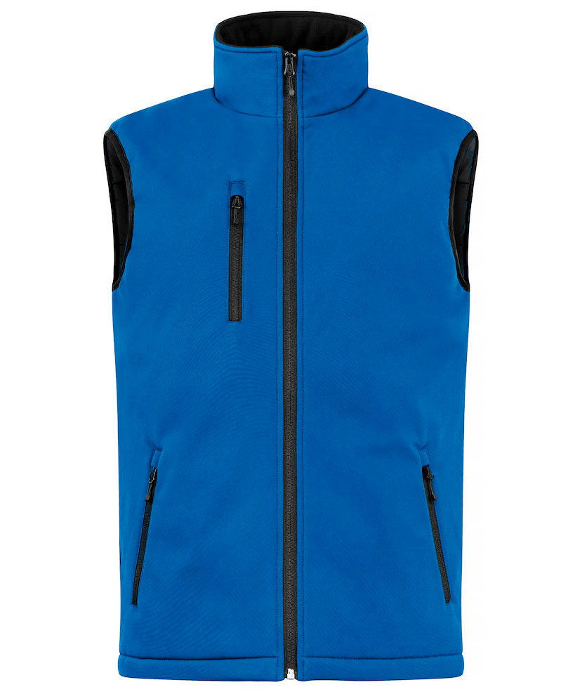Clique lined softshell vest, Royal Blue, Royal Blue, swatch