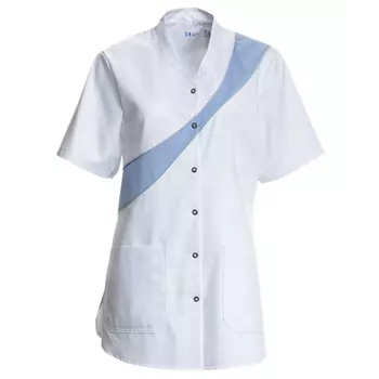 Nybo Workwear Sunshine women's tunic, Light Blue/White