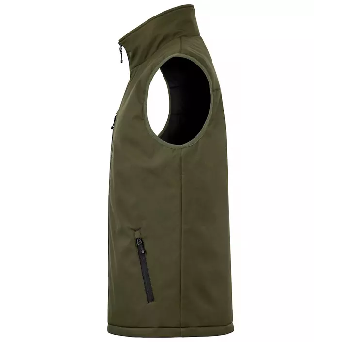 Clique lined softshell vest, Fog Green, large image number 2
