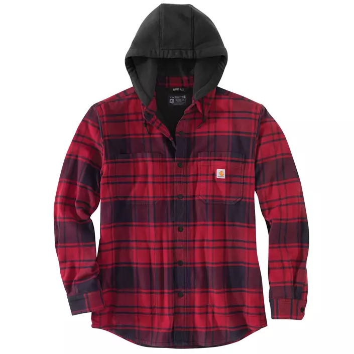 Carhartt foret skjortejakke, Oxblood Red, large image number 0