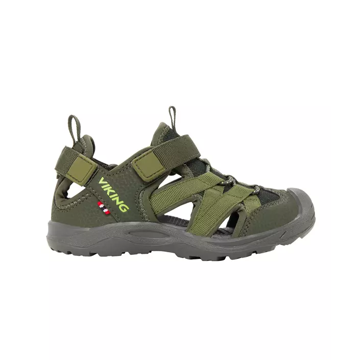 Viking Adventure 2V sandaler til børn, Huntinggreen/Khaki, large image number 0