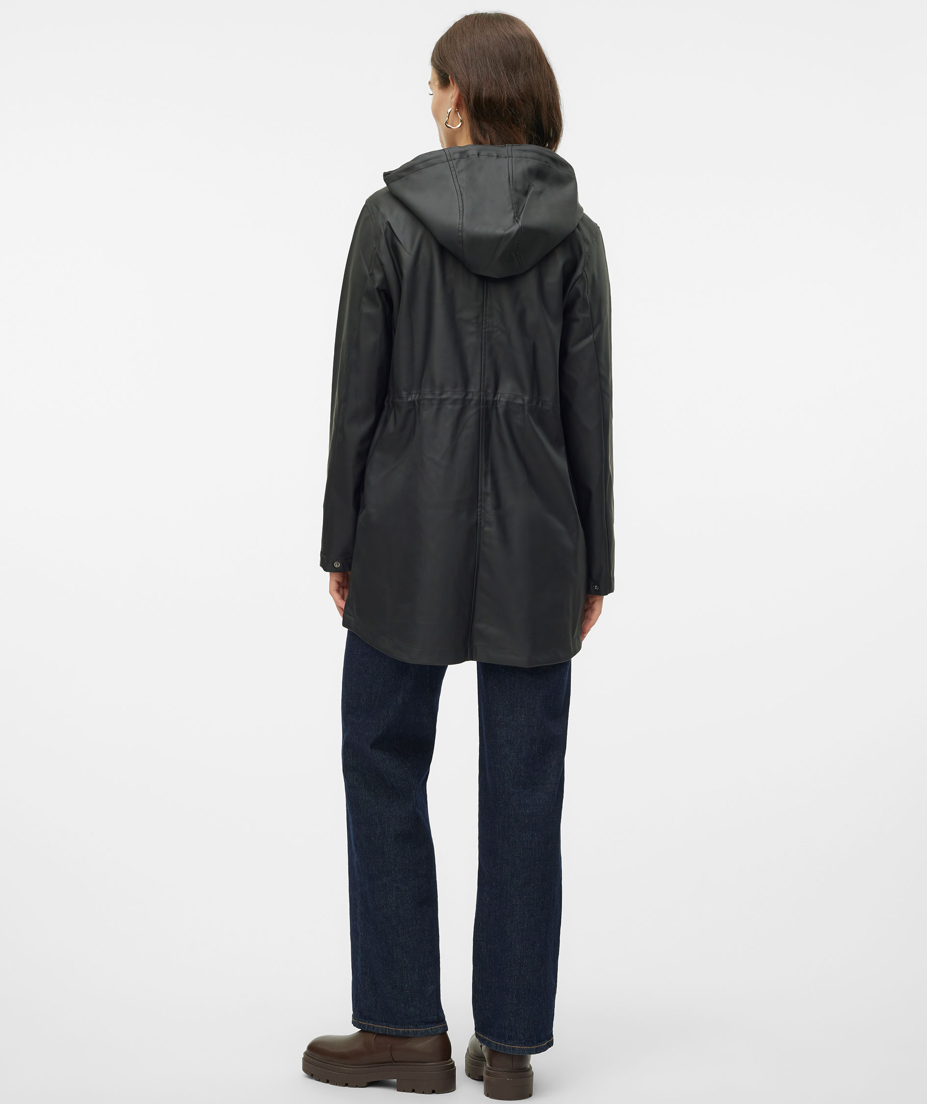 Vero Moda VMMALOU rain jacket, Black, large image number 3