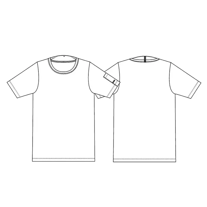 Kentaur kock-/service T-shirt, Vit, large image number 2