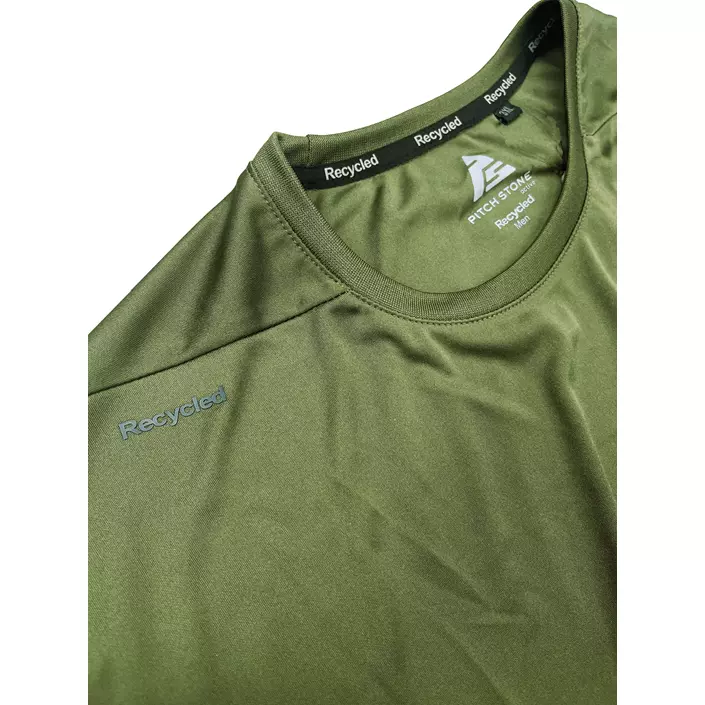 Pitch Stone Recycle dame T-shirt, Olive, large image number 2