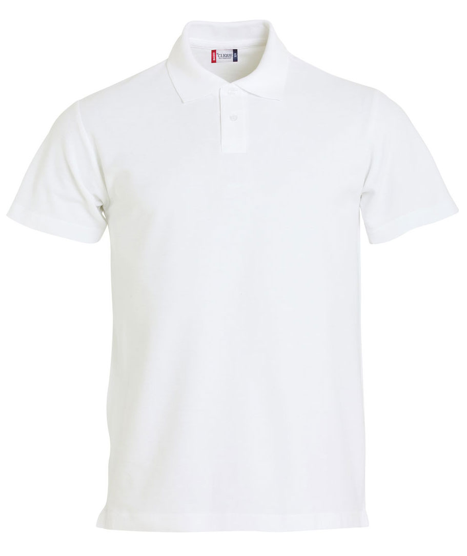 Clique Basic Polo T-shirt till barn, Vit