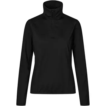 GEYSER woman's half-zip training pullover, Black