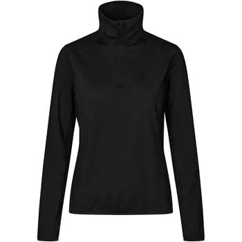 GEYSER woman's half-zip training pullover, Black