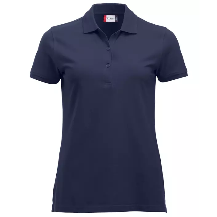 Clique Classic Marion dame polo t-shirt, Mørk navy, large image number 0