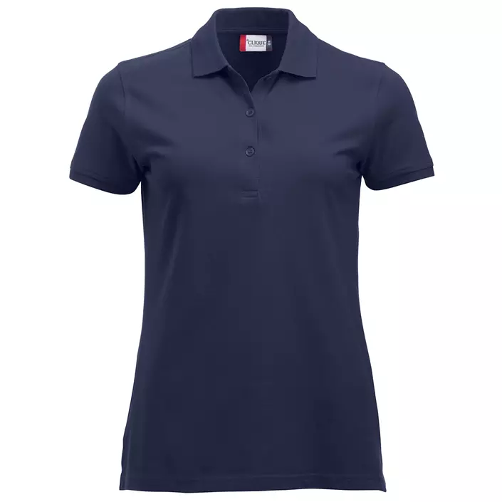 Clique Classic Marion dame polo t-shirt, Mørk navy, large image number 0