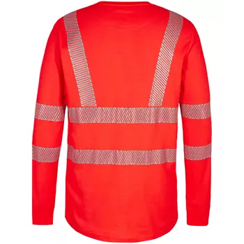 Engel Safety Langarm T-Shirt, Hi-Vis Rot