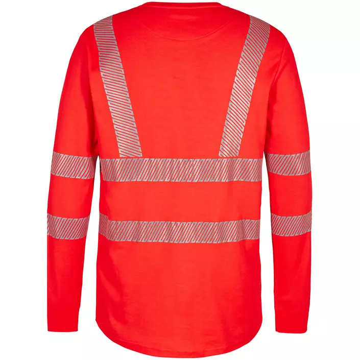 Engel Safety langærmet T-shirt, Hi-Vis Rød, large image number 1