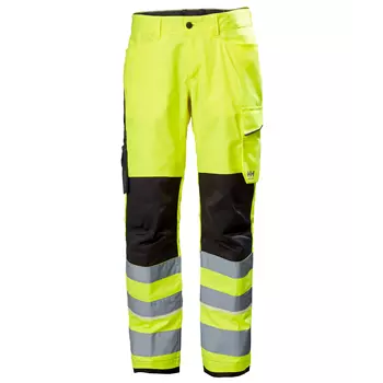 Helly Hansen UC-ME work trousers, Hi-vis yellow/Ebony