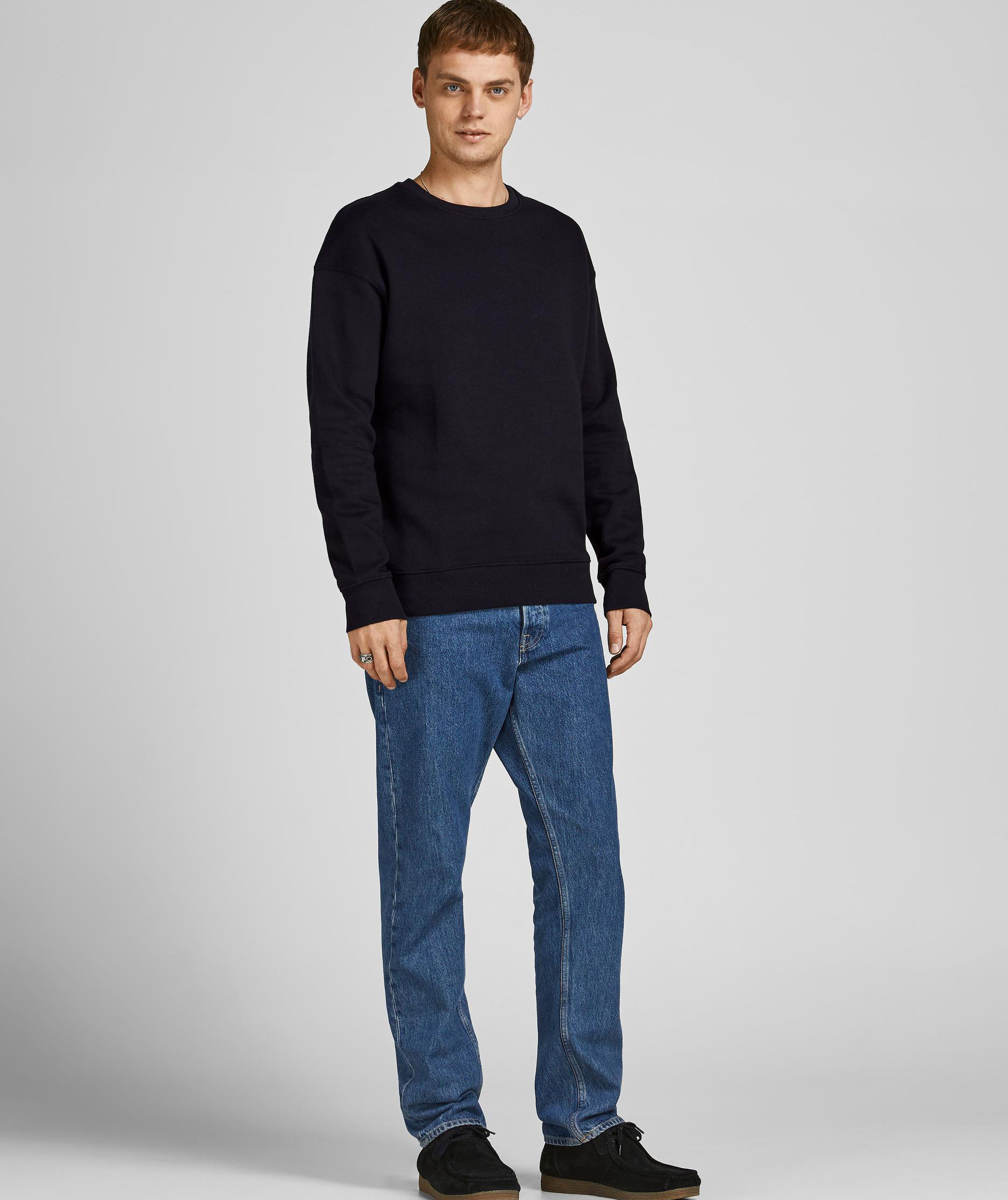 Jack & Jones JJEBRADLEY sweatshirt, Black, large image number 5