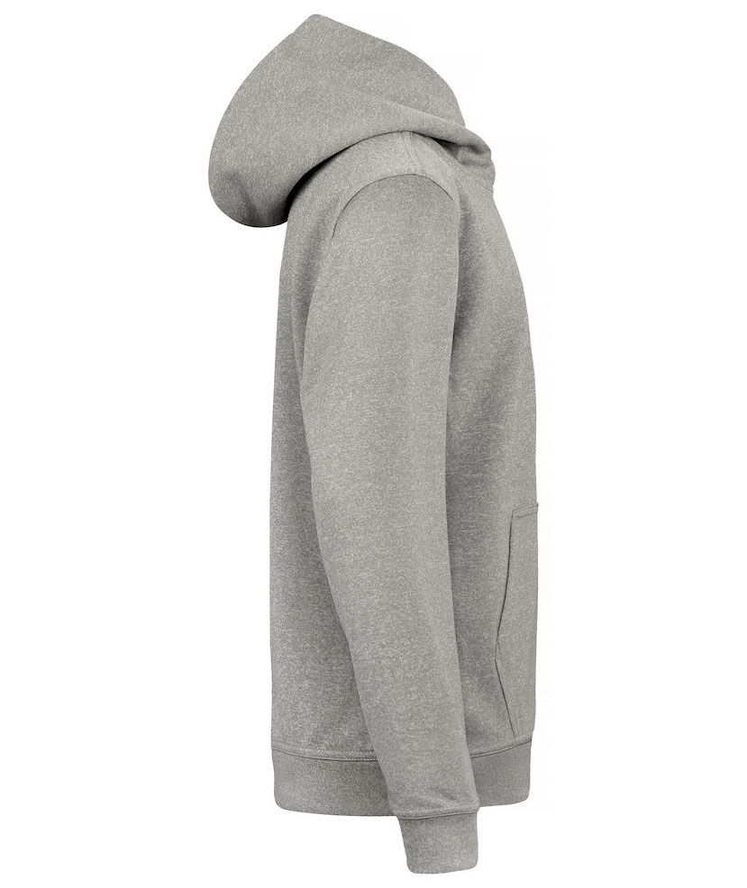 Clique Basic Active hoodie for kids, Grey melange, large image number 3