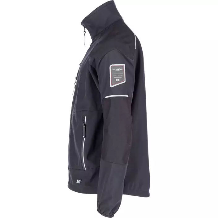Kramp Technical softshell jacket, Black, large image number 1