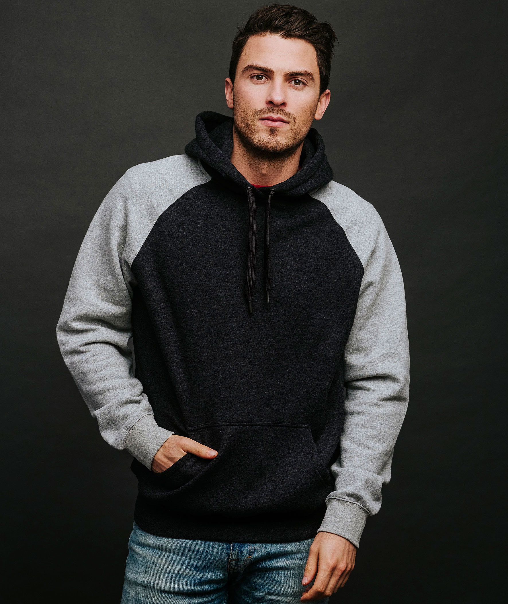 YOU Harlem Raglan hoodie