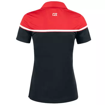 Cutter & Buck Seabeck women's polo shirt, Black/Red