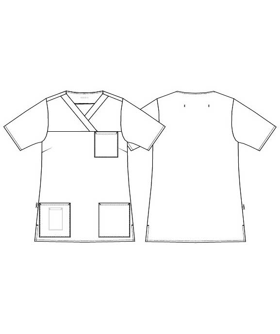 Kentaur Damen Kasack, Wei&szlig;, Wei&szlig;, large image number 2