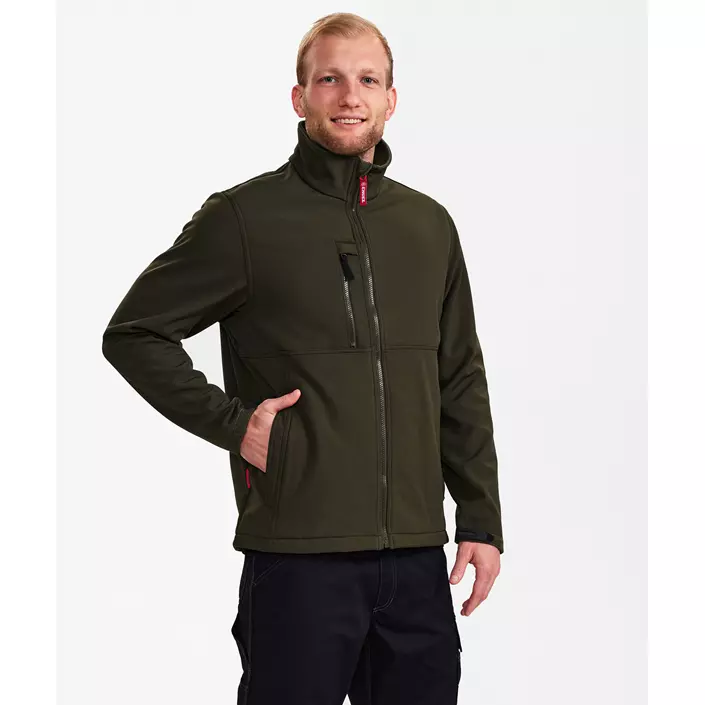 Engel Extend softshell jacket, Forest green, large image number 1