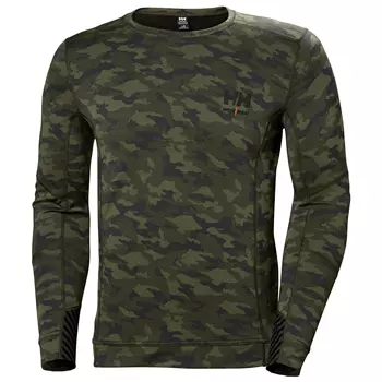 Helly Hansen Lifa long-sleeved singlet with merino wool, Camouflage