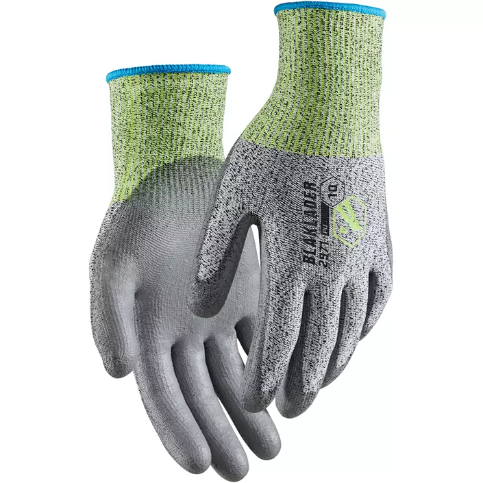 Blåkläder 2971 skærehæmmende arbejdshandsker Cut B, Lys grå/Grå, large image number 0