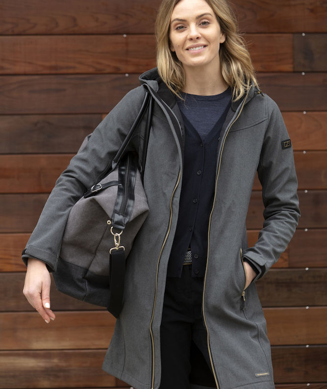 Cutter & Buck Whittier women's jacket, Anthracite melange