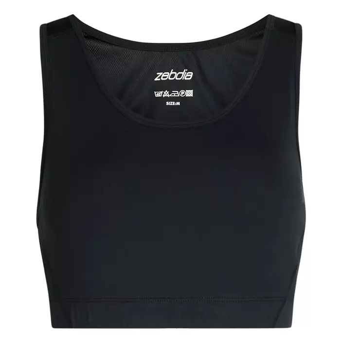 Zebdia women´s sports bra, Black, large image number 0