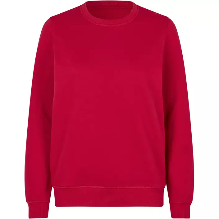 ID Bio Damen Sweatshirt, Rot, large image number 0