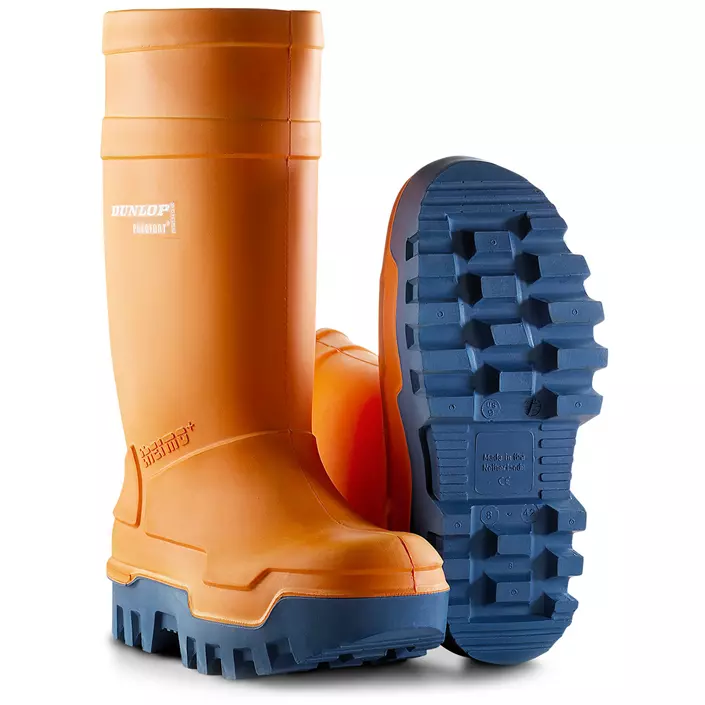 Dunlop Purofort Thermo+ safety rubber boots S5, Orange, large image number 0