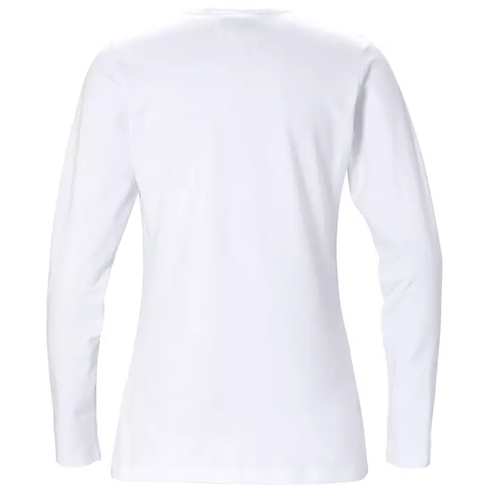 Fristads Acode long-sleeved women's basic T-shirt, White, large image number 2