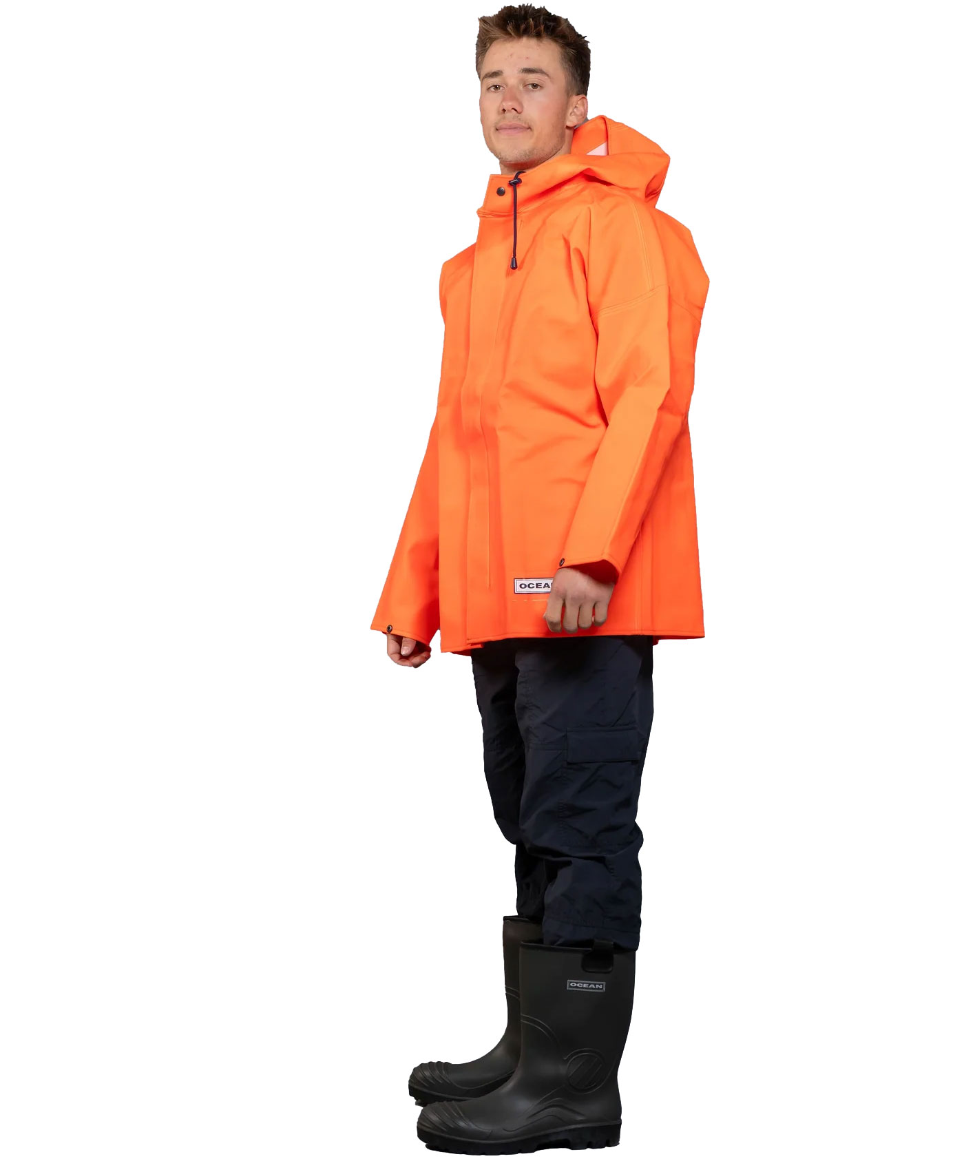 Ocean&nbsp;Weather Heavy PVC Regenjacke, Orange, Orange, large image number 2