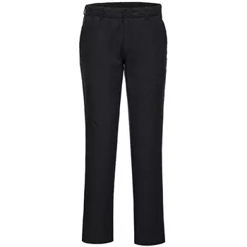 Portwest stretch slim service trousers, Black