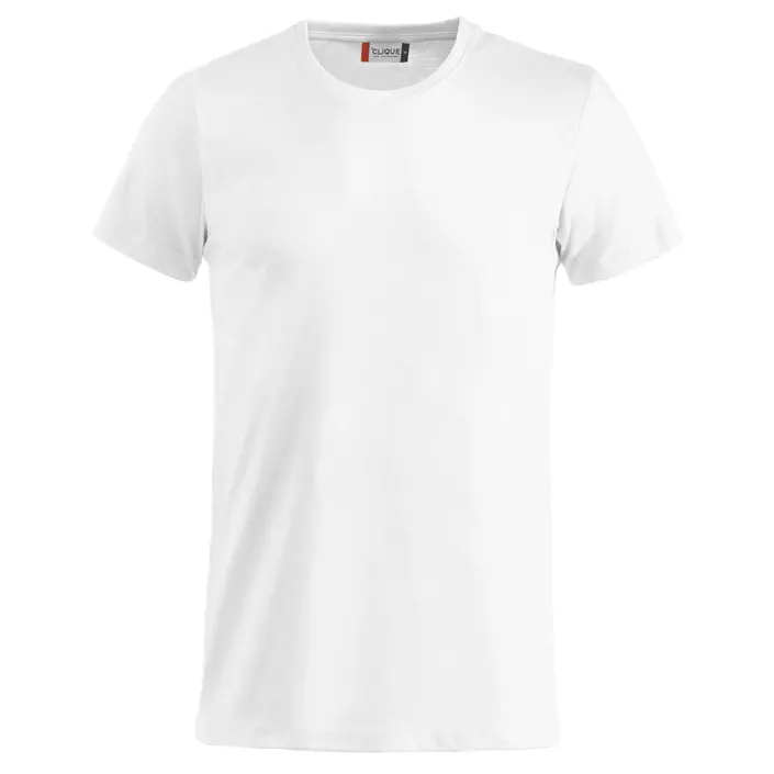 Clique Basic T-shirt, Vit, large image number 0