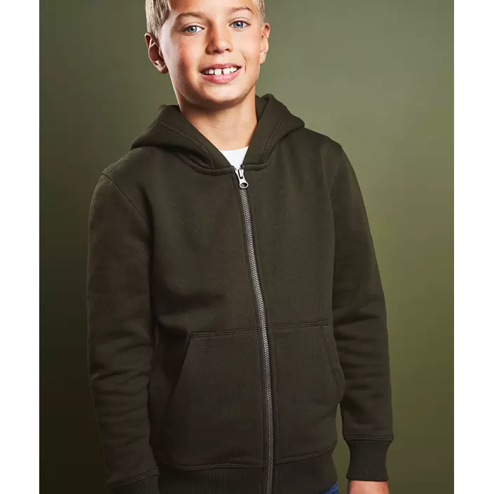 ID Core hoodie till barn, Olivgrön, large image number 2