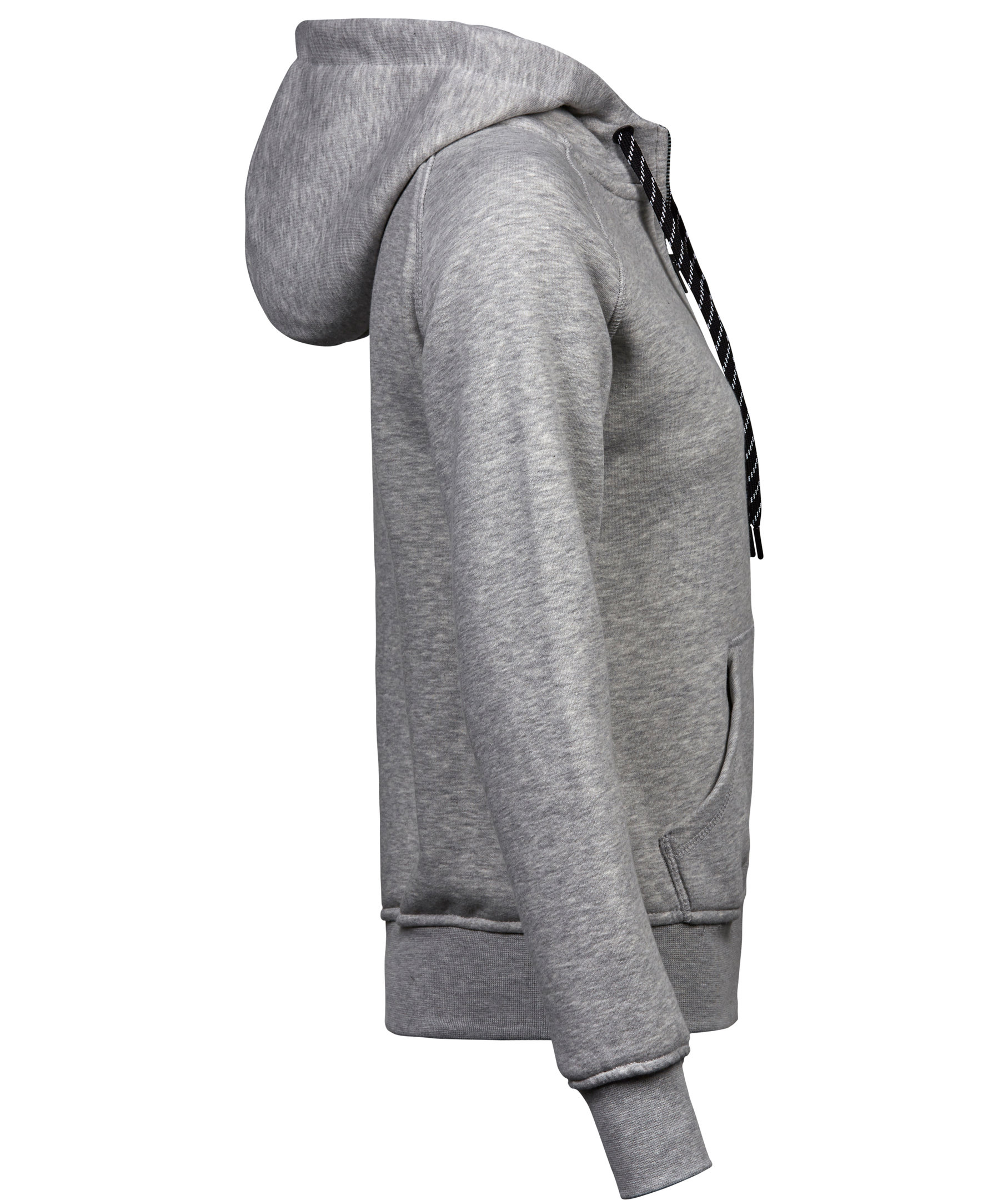 Tee Jays Fashion full zip women's hoodie, Heather Grey, large image number 2