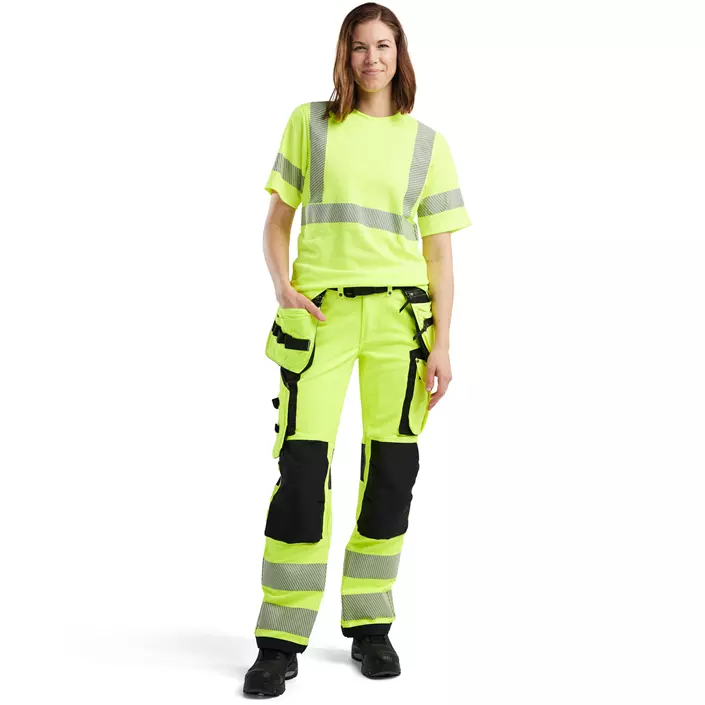 Blåkläder Damen T-Shirt, Hi-Vis Gelb, large image number 1