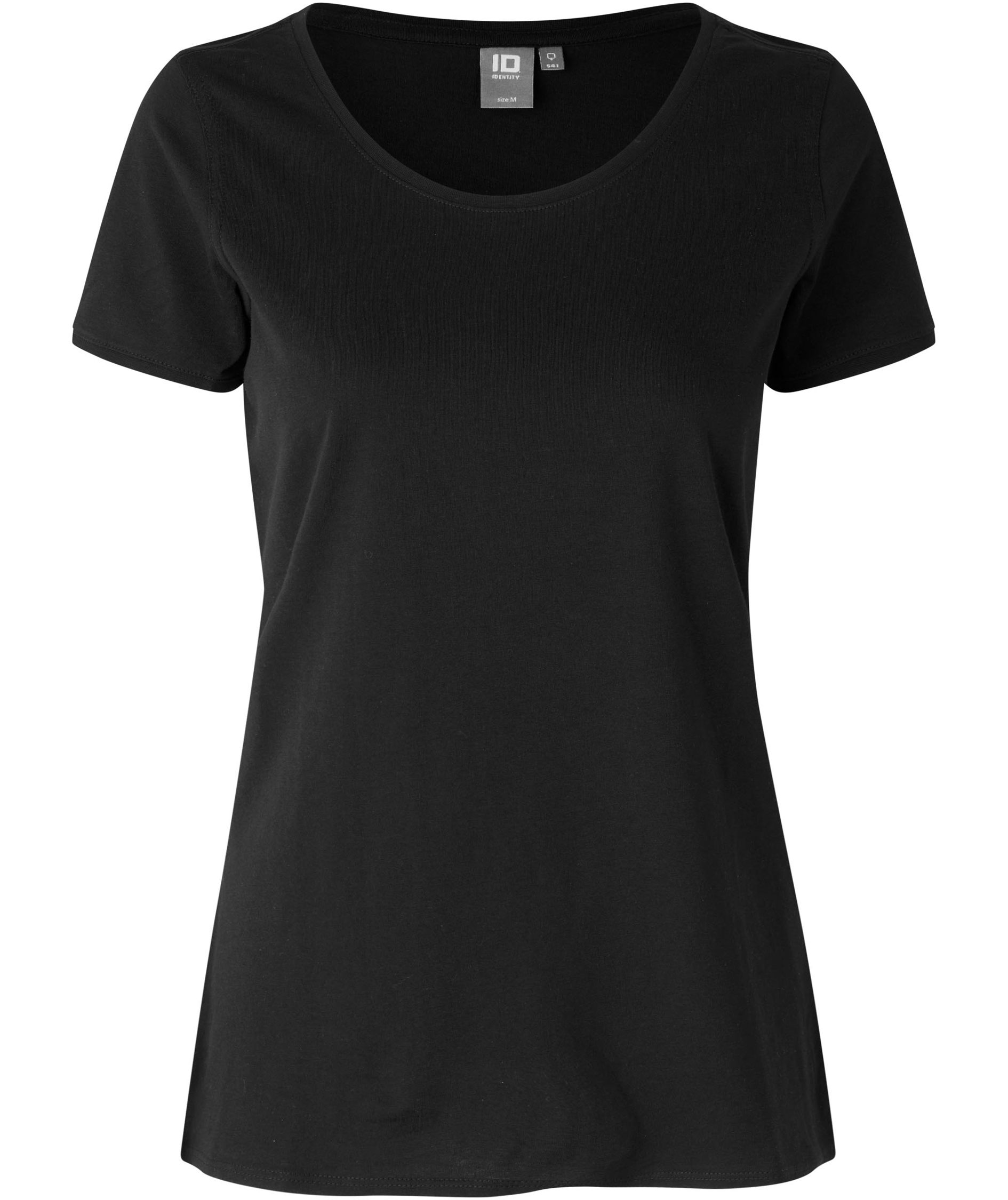 ID O-ringad T-shirt dam, Svart