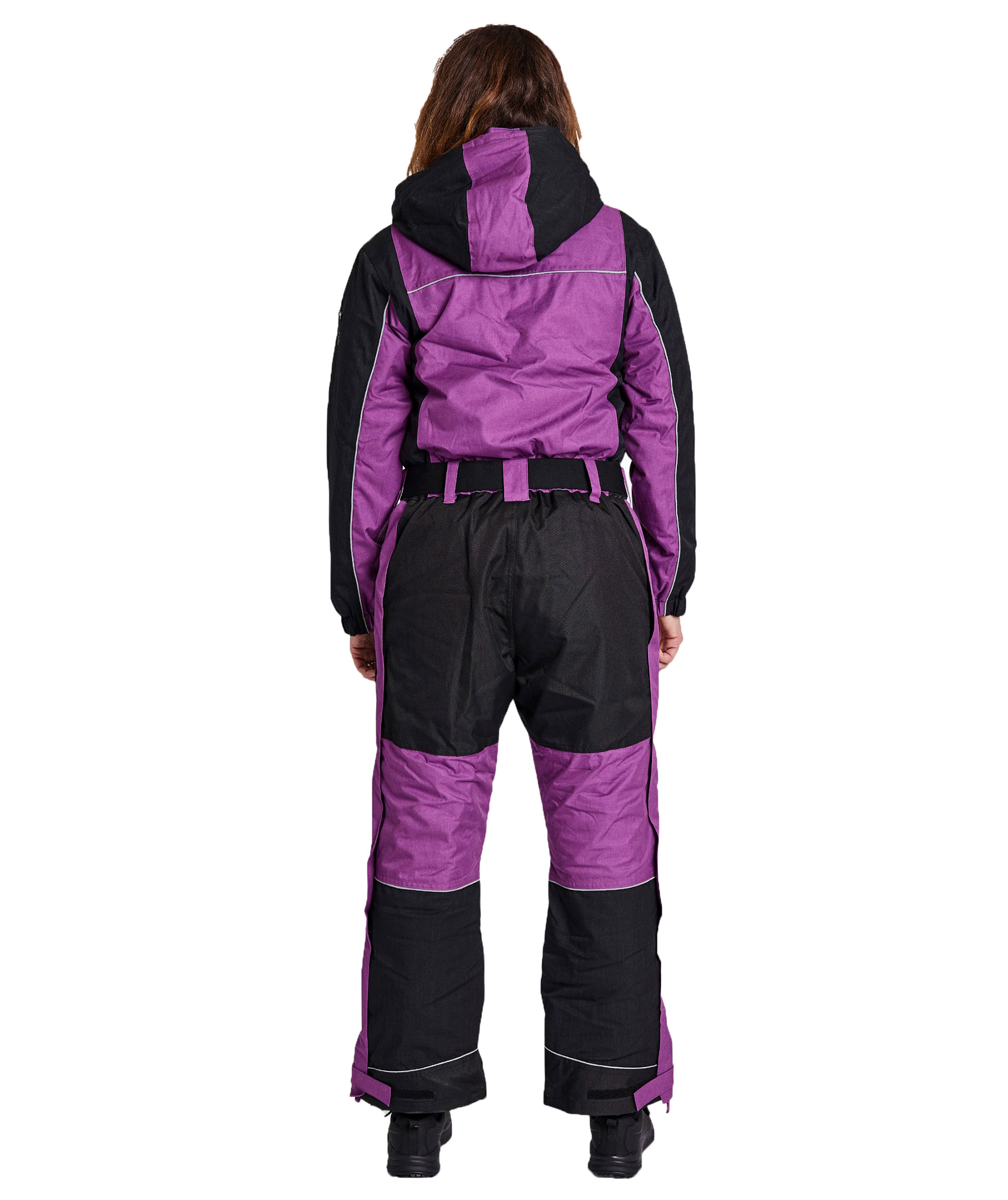 Lyngs&oslash;e women's winter coverall, Purple/Black, large image number 2