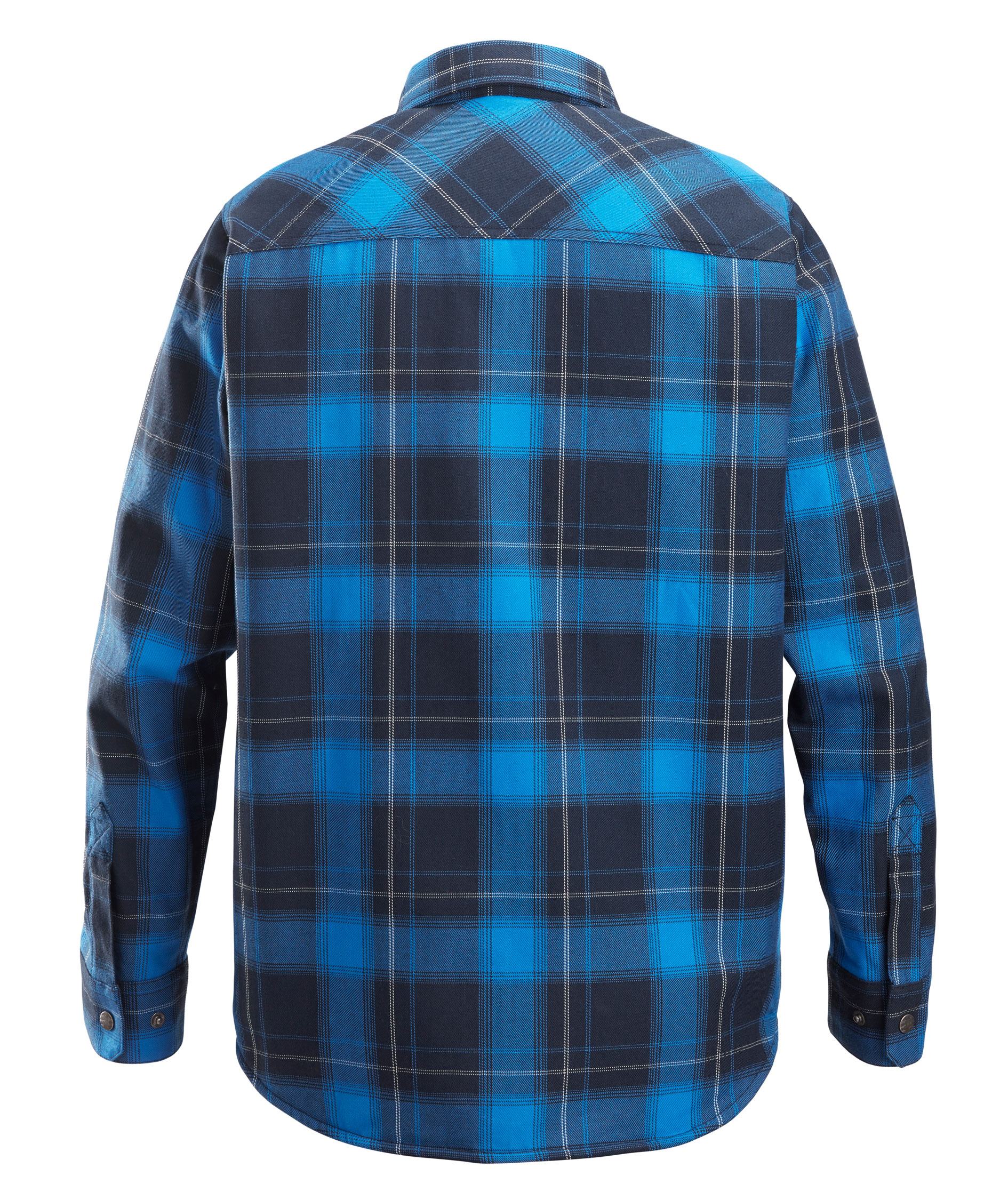 Snickers AllroundWork flannel shirt jacket 8522, Blue/Navy