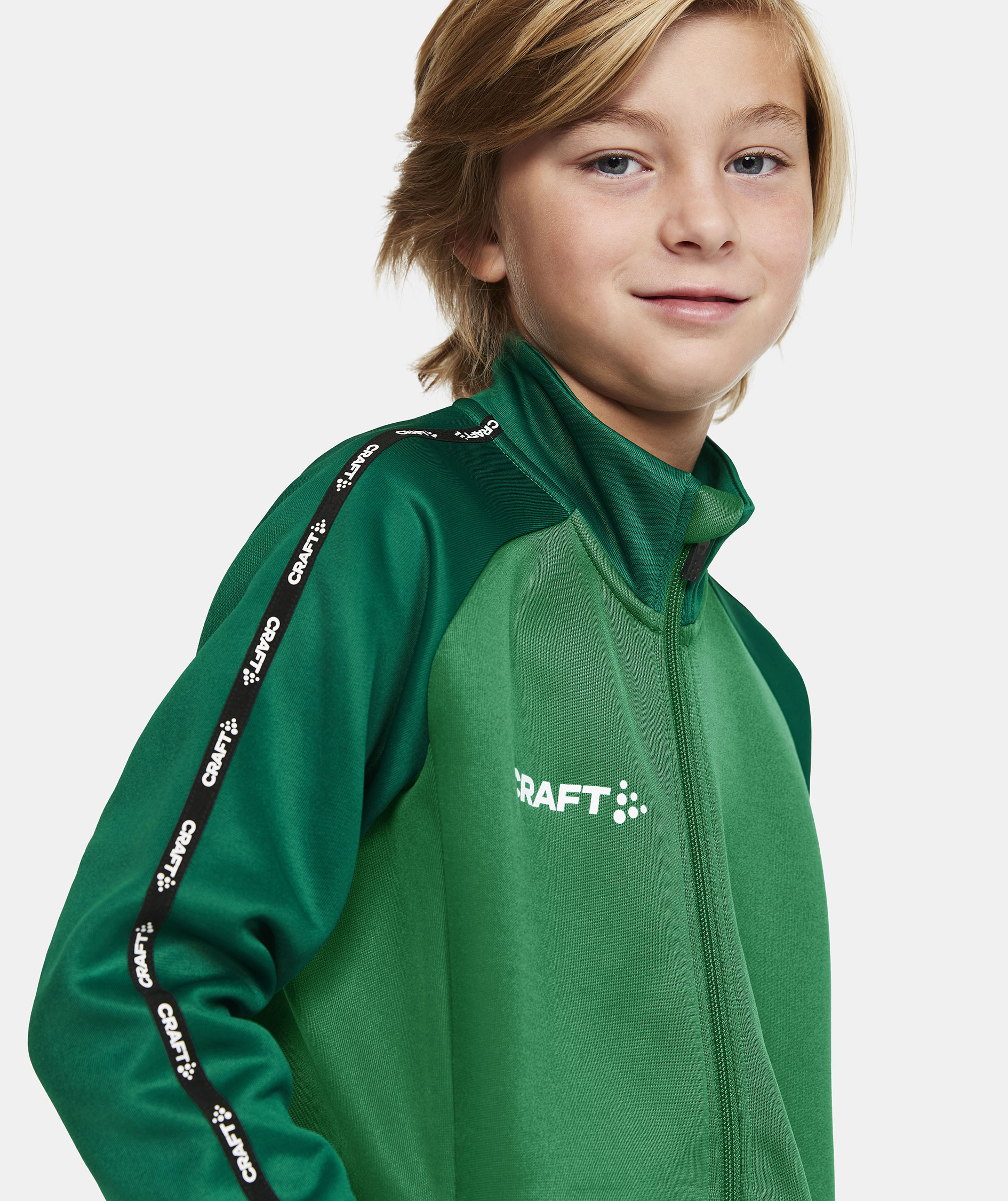 Craft Squad 2.0 cardigan for kids, Team Green-Ivy, large image number 3