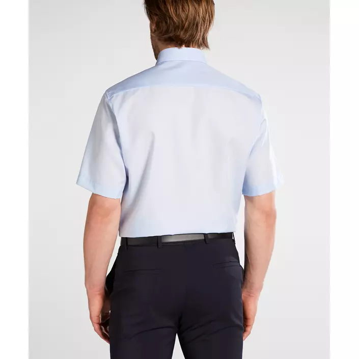 Eterna Uni Comfort fit kortärmad Poplin skjorta, Ljus Blå, large image number 2