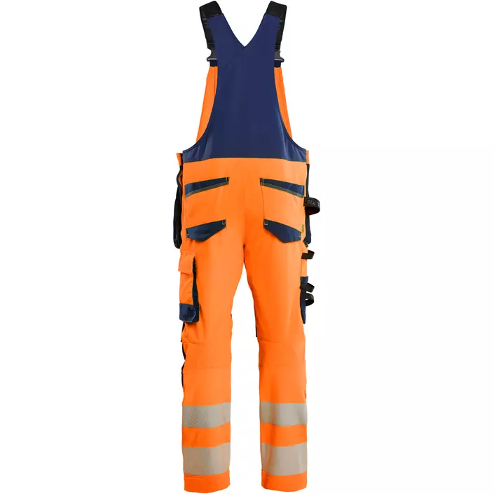 Blåkläder håndverksselebukse full stretch, Hi-Vis Orange/Marine, large image number 1