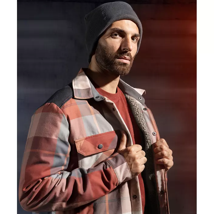 Mascot Customized flannel skjortejakke, Bordeaux, large image number 1