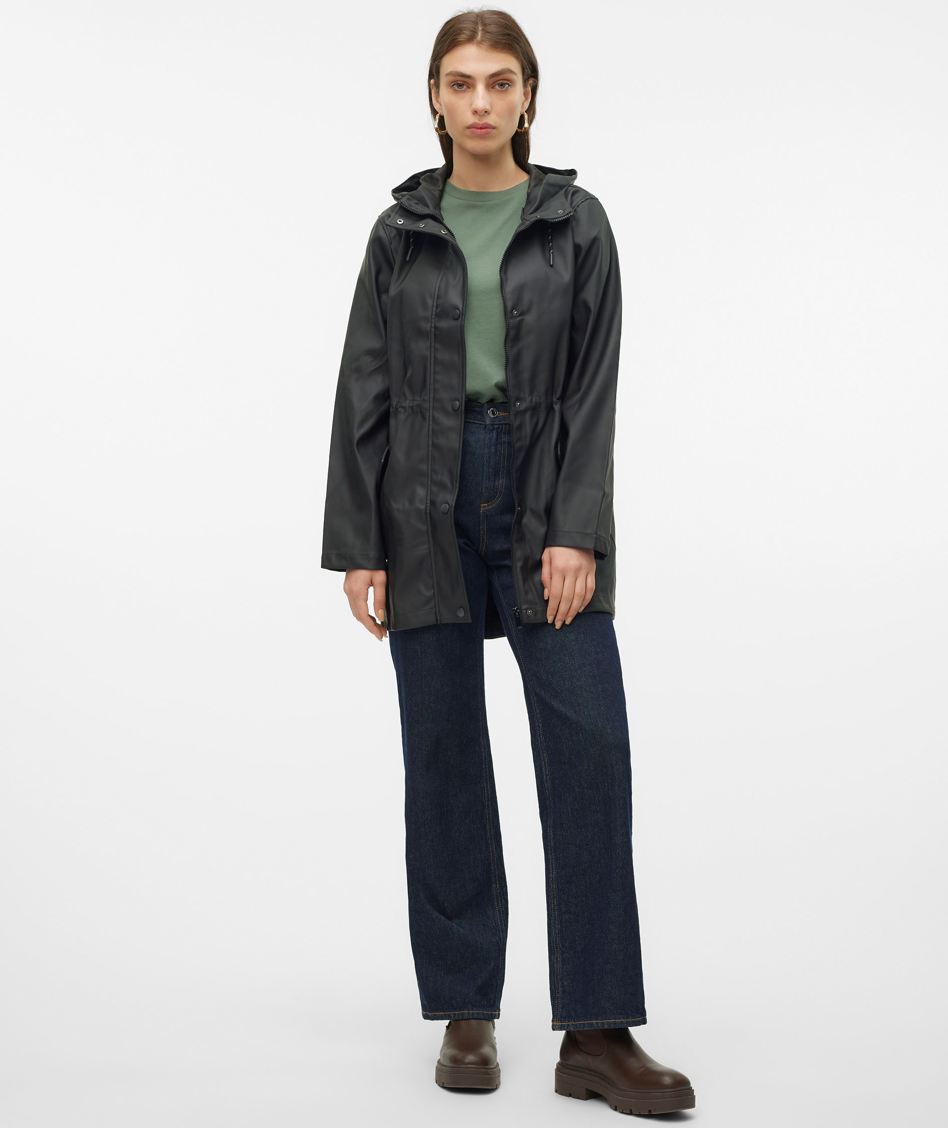 Vero Moda VMMALOU rain jacket, Black, large image number 6