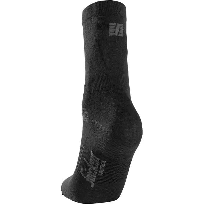 Snickers 2-pack sokker med merinoull, Black, large image number 1