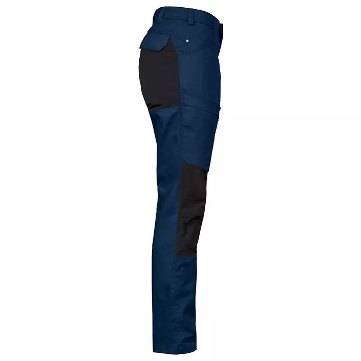 ProJob women's service trousers 2521, Marine Blue/Black, large image number 3