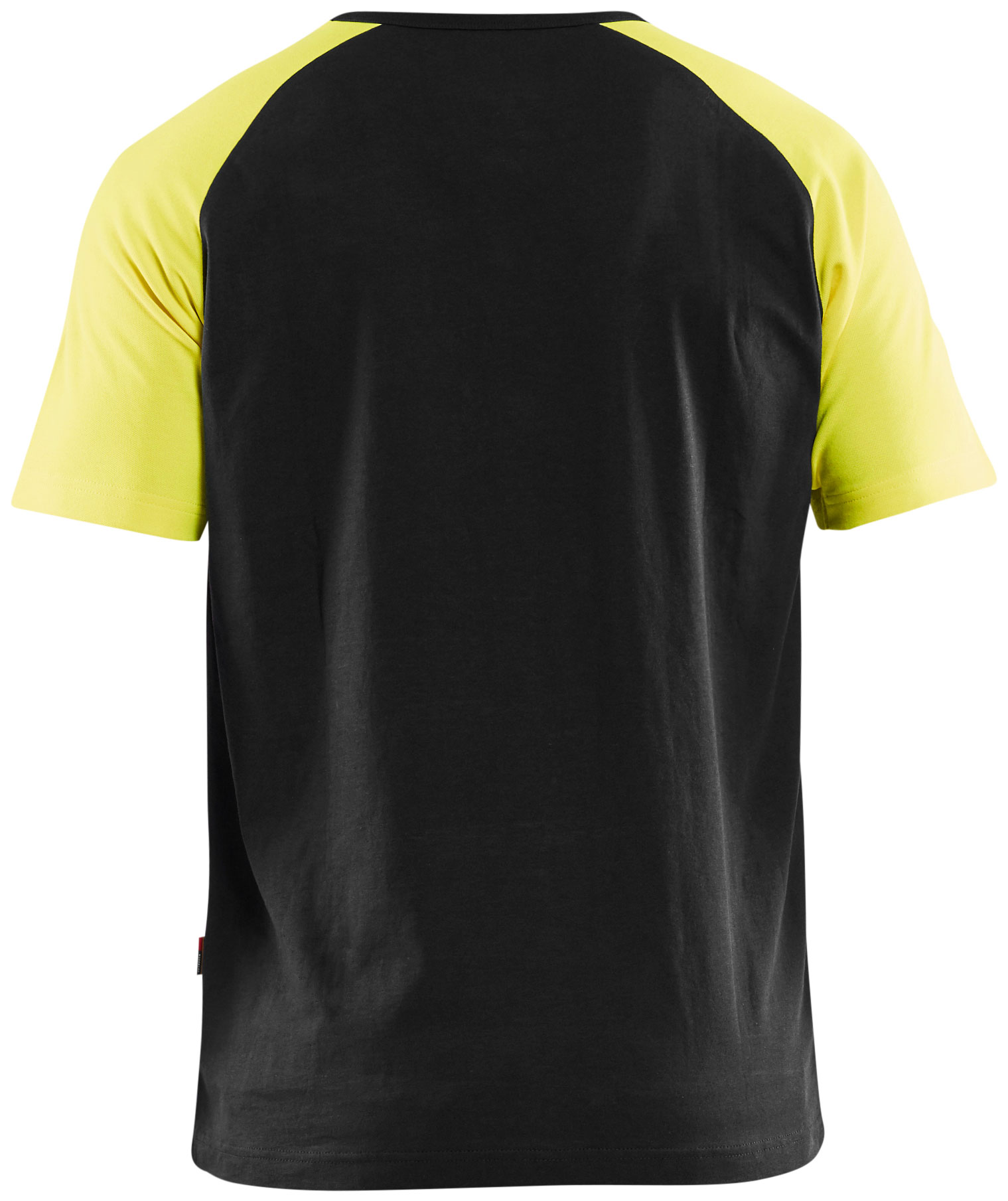 Bl&aring;kl&auml;der T-shirt, Svart/Varselgul, large image number 1